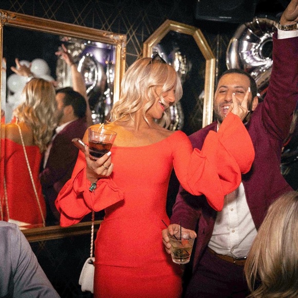 Amazon Red Dress - Picture 1 of 4